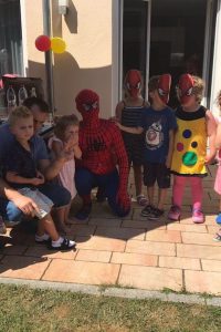 Kindergeburtstag mit Spider Hero WhatsApp Image 2017-08-01 at 12.33.45